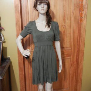 Casual Party Work Church Tunic Dress sz JR M (wd14)